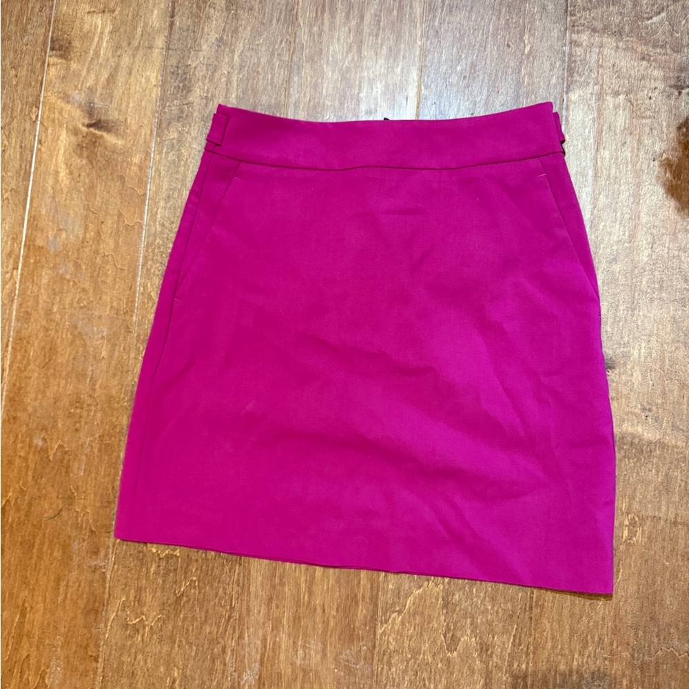 Pink suiting miniskirt
